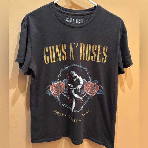 Guns N' Roses Other - Guns N Roses Shirt Black Short Sleeve Crew Neck Sweet Child Of Mine Size Medium